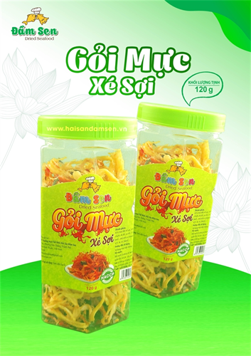 GỎI MỰC XÉ SỢI